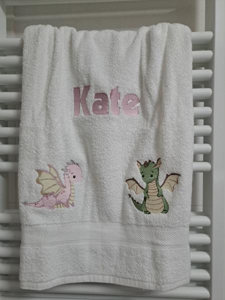Vollstickdatei Drachen Ellie und Fritzi